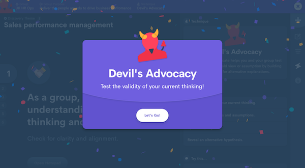 Devil advocacy