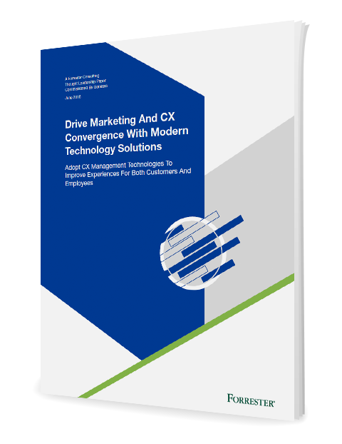 Forrester Study: Drive Marketing and CX Convergence. Partner Content with Genesys