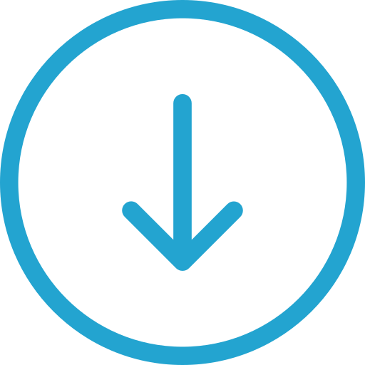 Circle arrow orange